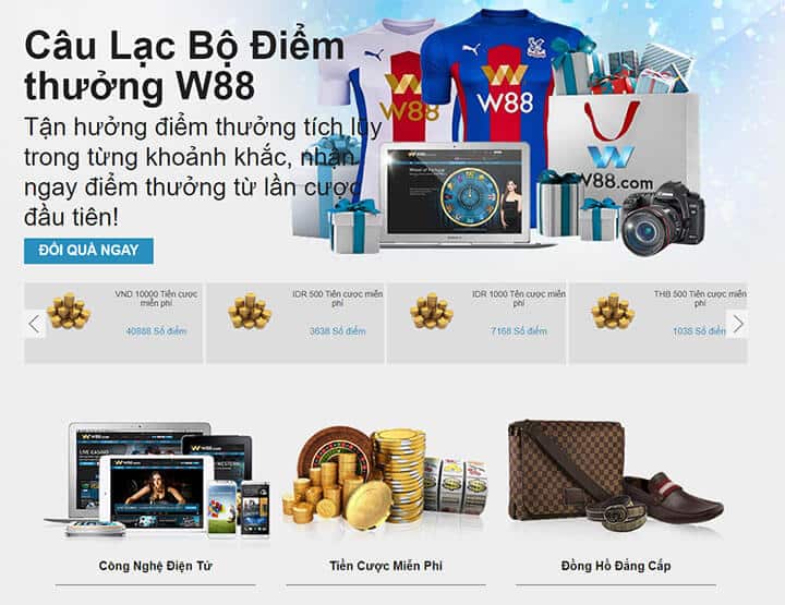 CLB Điểm thưởng W88