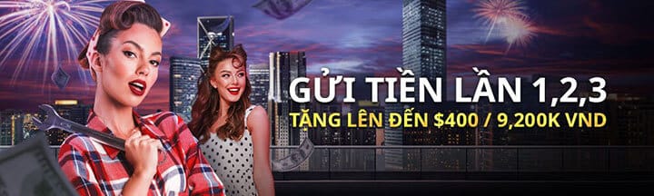 Khuyến mãi chào mừng Live Casino