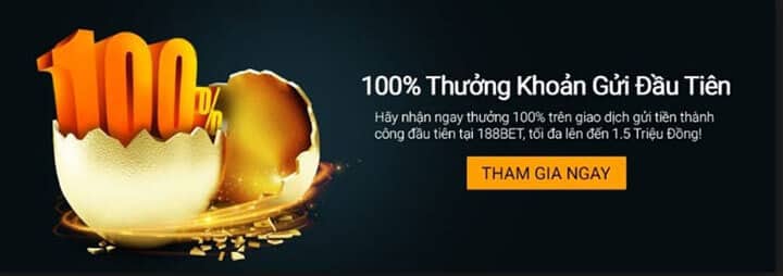 Khuyến mãi lần đầu 188Bet