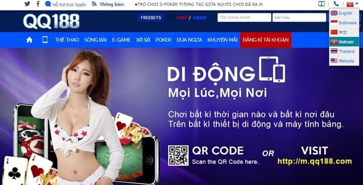 Giao diện nhà cái hấp dẫn