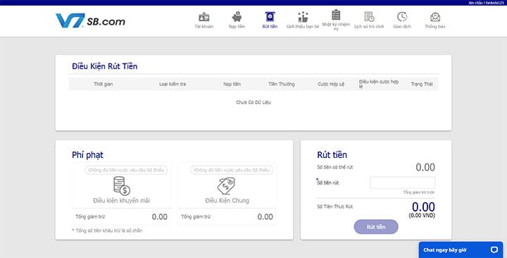 Rút tiền V7