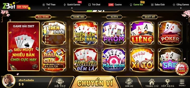 Game bài đổi thưởng