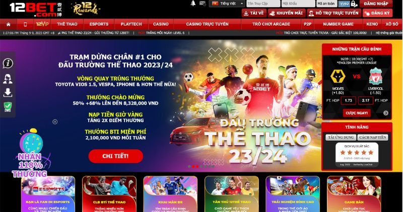 Bảo mật 12Bet