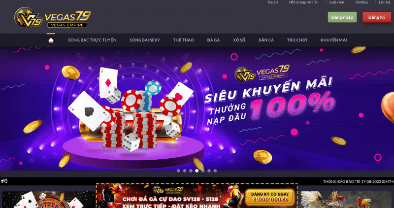 Giao diện Vegas79