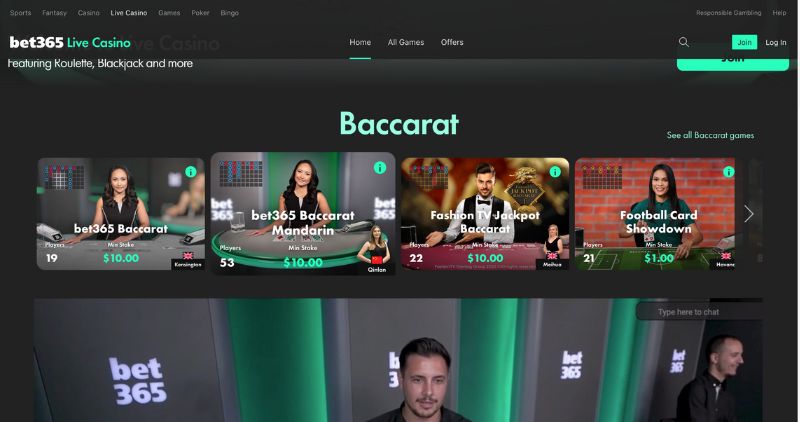 Live Casino Bet365