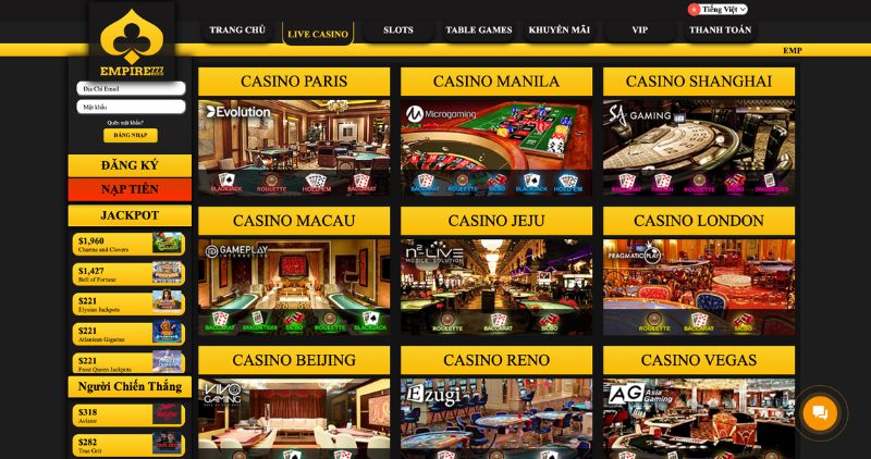 Live Casino Empire777