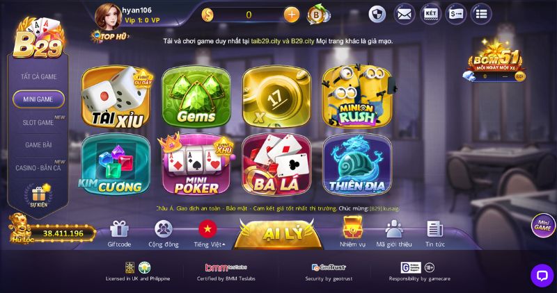 Mini Game B29