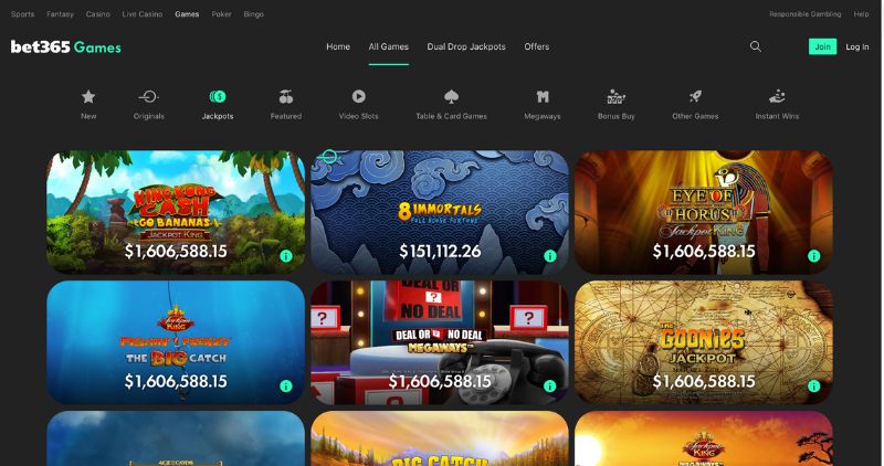 Slot game Bet365