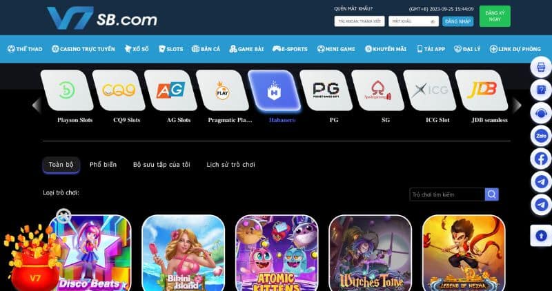 Slot game V7