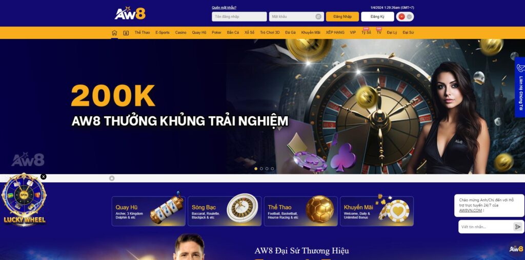 Aw8 - Nơi chơi game quay hũ uy tín đỉnh nhất