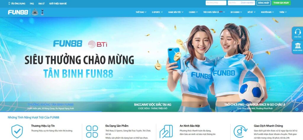 FUN88 - Trang web chơi xóc đĩa chất lừ