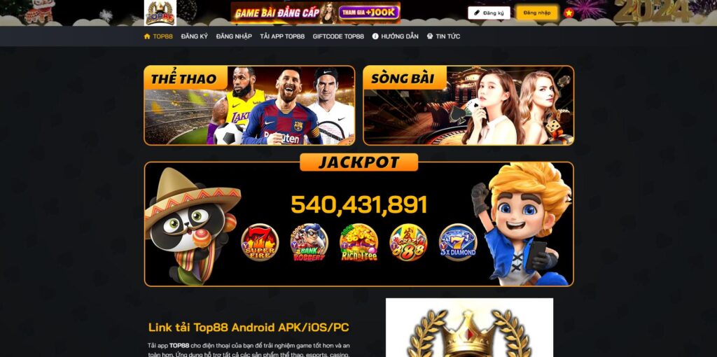 TOP88 - Nhà cái chơi tài xỉu online uy tín