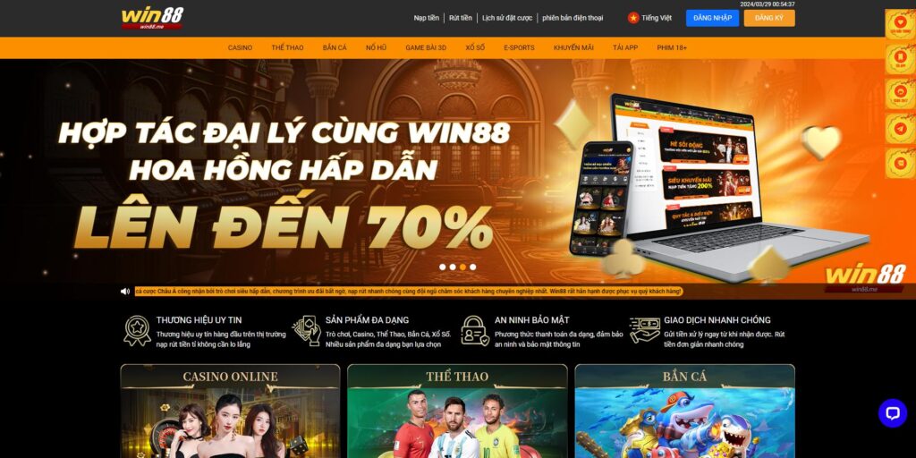 WIN88 - Website đánh xóc đĩa tiền thật chuẩn chỉnh