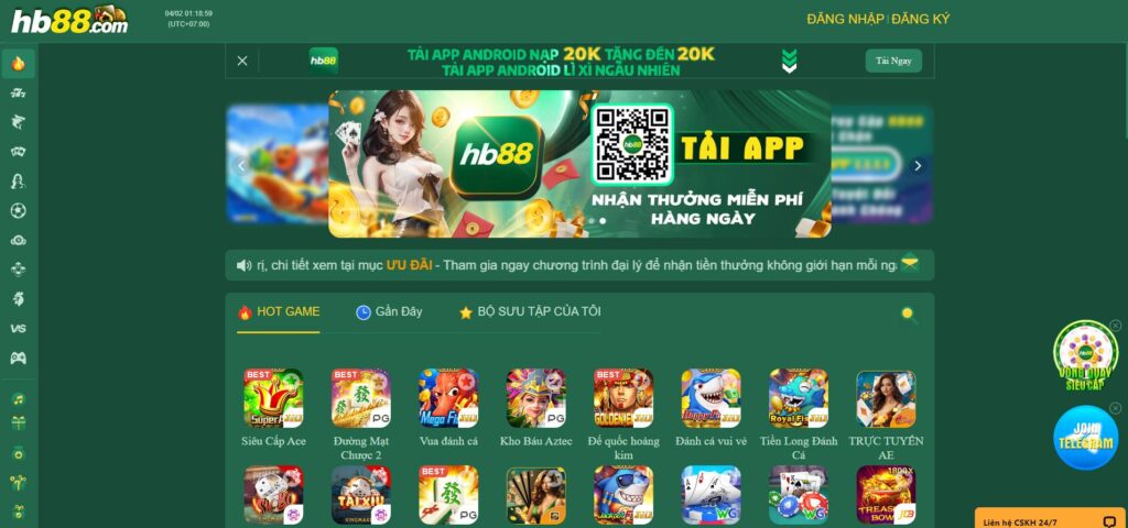 HB88 Casino - Nhà cược trẻ sở hữu nhiều tựa game Casino online uy tín