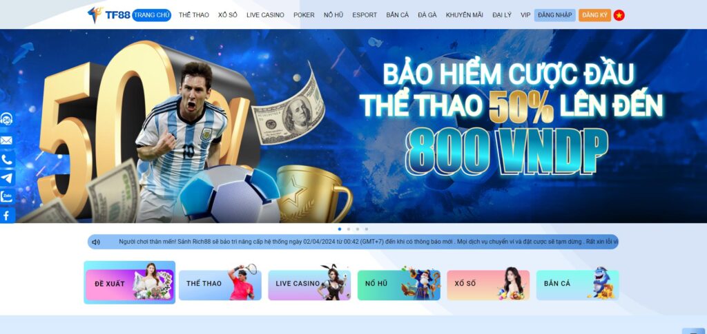 TF88 Casino - Web game Casino online trẻ, nhiều tiềm năng