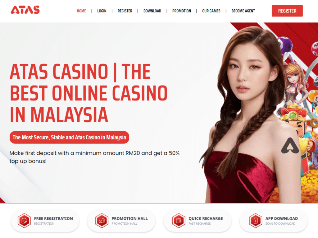 Giao diện nhà cái Atas Casino