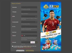 Đăng ký 33Bet