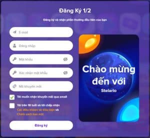 Đăng ký Stelario